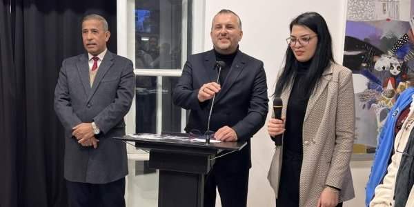 Le vernissage de l'exposition "MÉMOIRE DE LA GUERRE" de l'artiste Saad Nima a eu lieu le 22 janvier 2026 à l'Institut français d'Irak à Bagdad