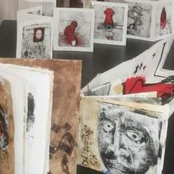 افتتاح معرض 7 دفاتر لـ 7 فنانين عراقيين