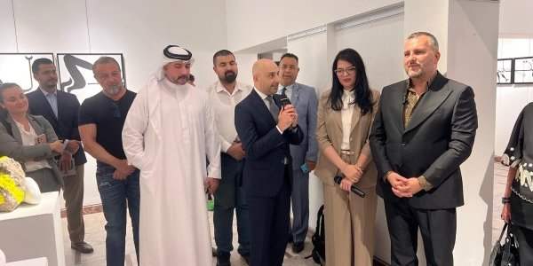 le vernissage de l'exposition « INTERDIT » de l'artiste et écrivain Zaid Al Ani