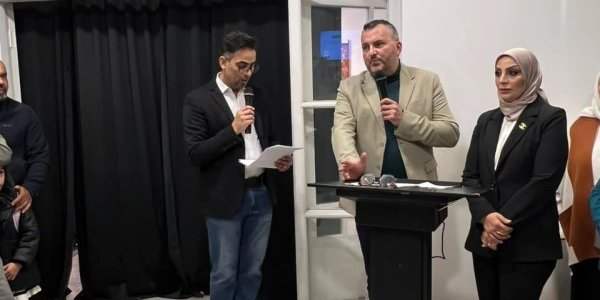 le vernissage de l'exposition de l'artiste Reem TAHA