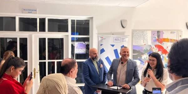 Retour en images sur le vernissage de l'exposition de l'artiste Ammar Ben Hatem, inaugurée par l'attaché culturel de l'ambassade de France en Irak